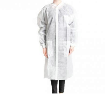 Breathable Anti Static 60gsm Disposable Lab Coat
