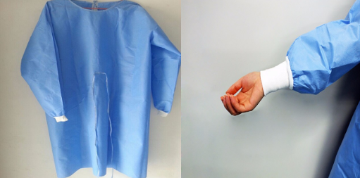 Spunbonded Disposable Gown Abrasion Resistant ISO Certification