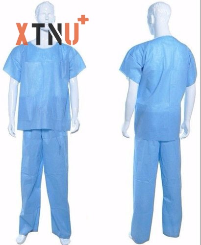 Disposable Scrub Suit, Non Woven, Non Sterile