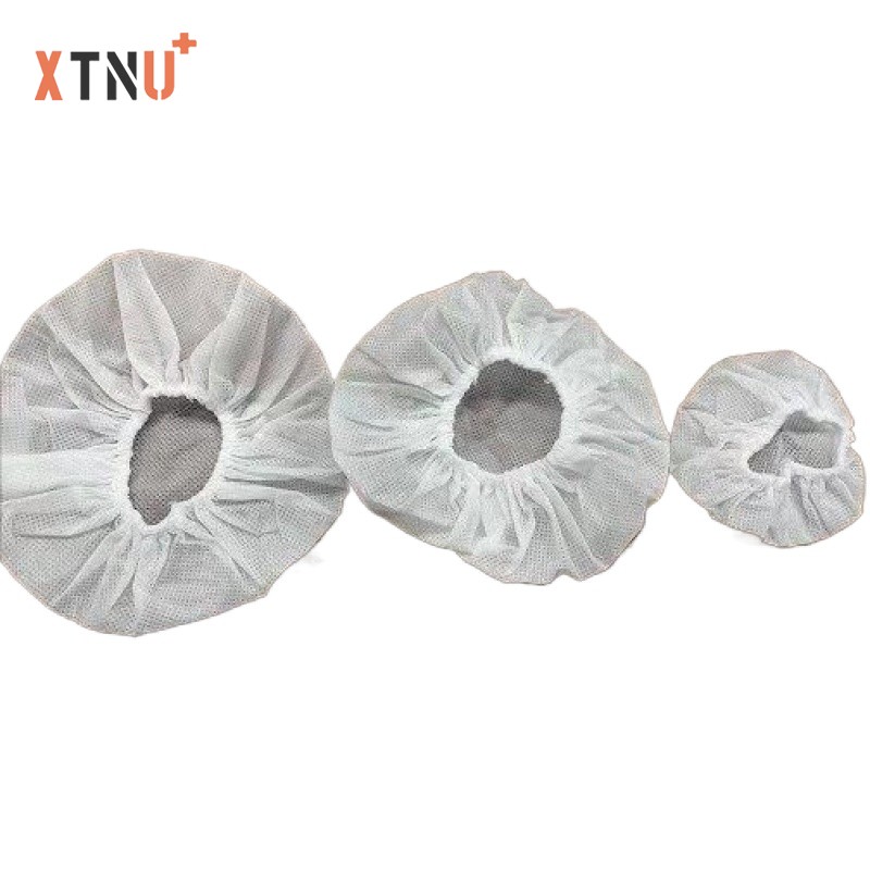 Disposable Sanitary Headset Cover Non Woven Earphone Cover Headphone Cover With Elastic