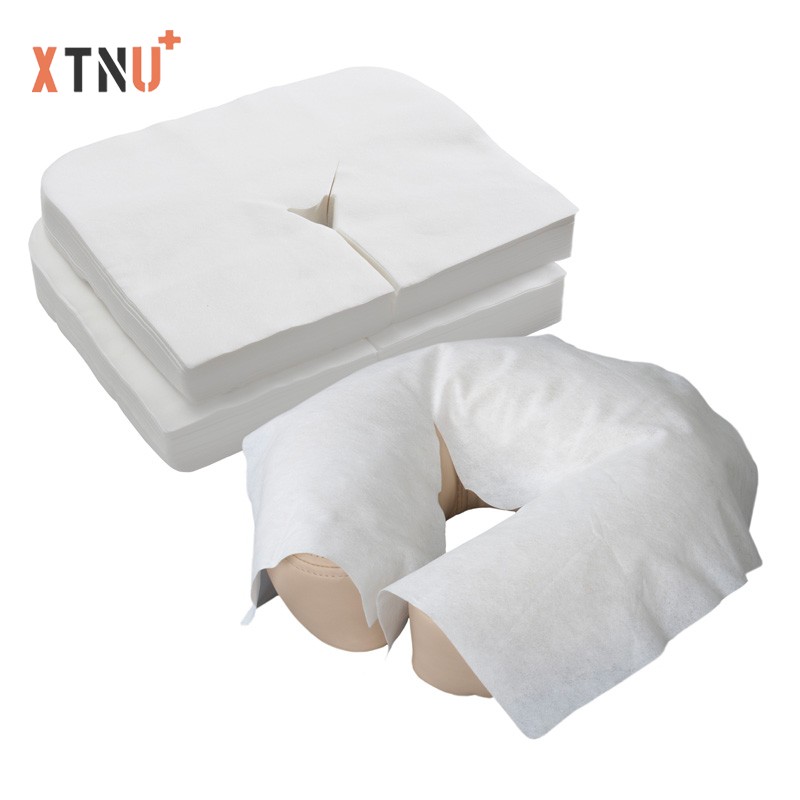 Disposable Face Cradle Covers SPA Face Rest Covers Headrest Covers Sheets for Massage Tables Chairs
