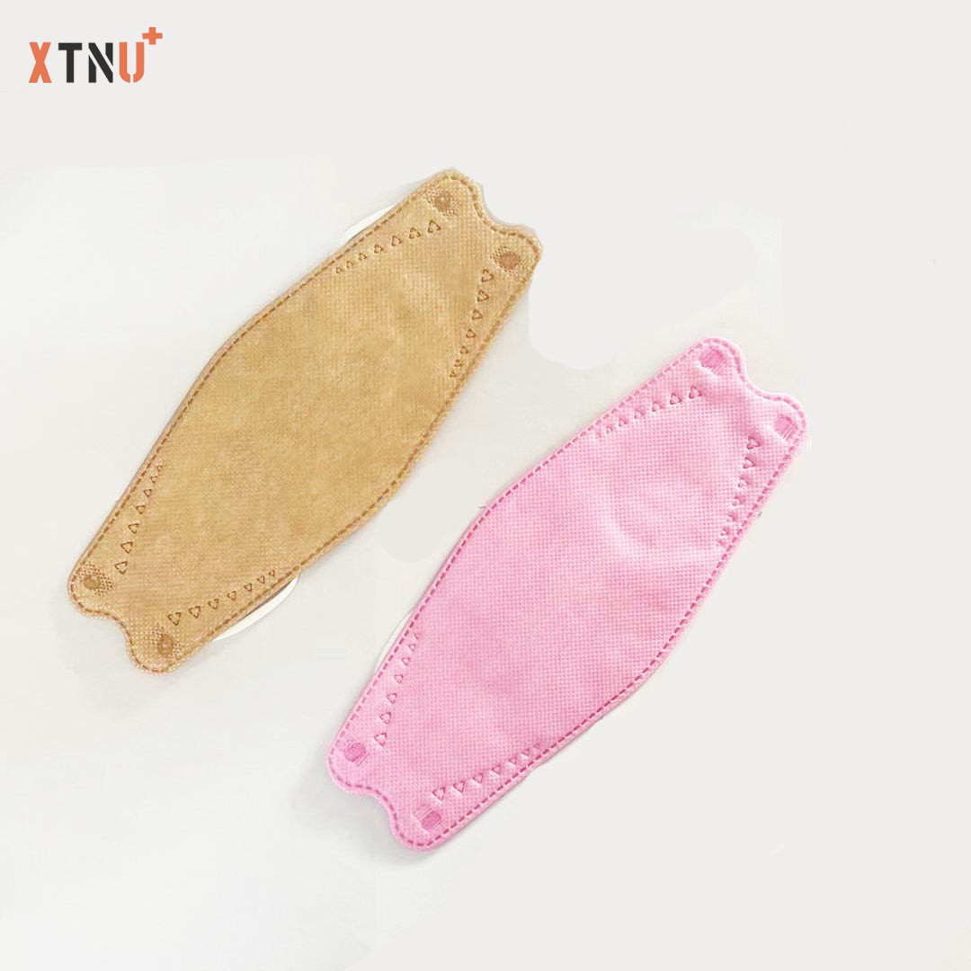 Factory Custom Salix Leaves Fish Shape Kf94 Female Kn95 Disposable Face Mask Bfe &gt95% With CE