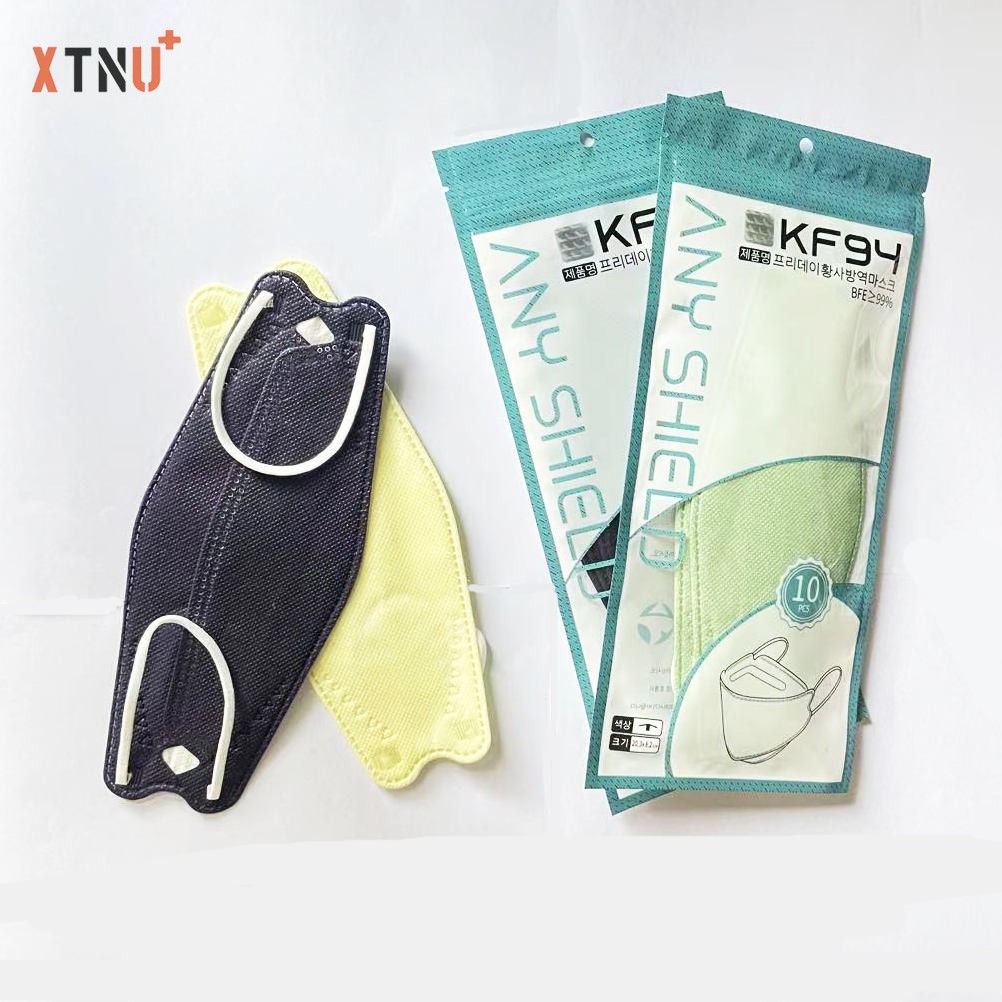 Outlet Kn 95mask Face Mask Factory Price Gb2626 Kn95 Fish Shape Hot Sale With Date Coder