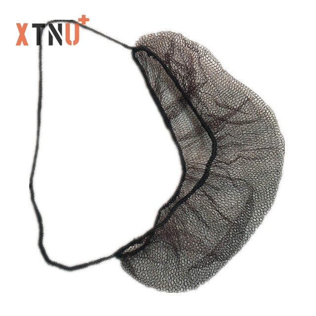 Disposable Nylon Beard Cover/Net White black Beard snood mesh Beard net snoods