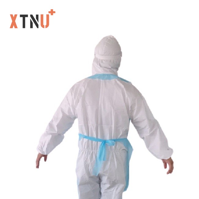 Disposable PE White Apron Disposable PE Protective Apron