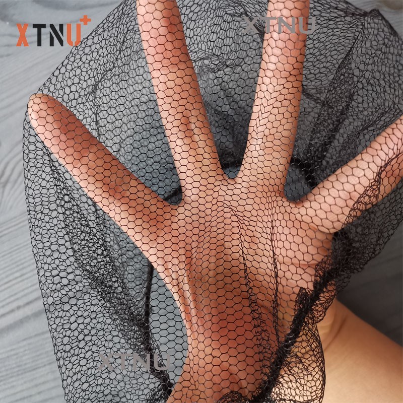 XTNU Head Cover Cap Invisible Durable Mesh Nylon Caps Breathable Honeycomb Latex Free Disposable Hair NetPopular