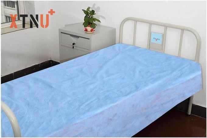 Beauty Disposable Bed Cover Non Woven , 20-65gsm Disposable Massage Bed Covers